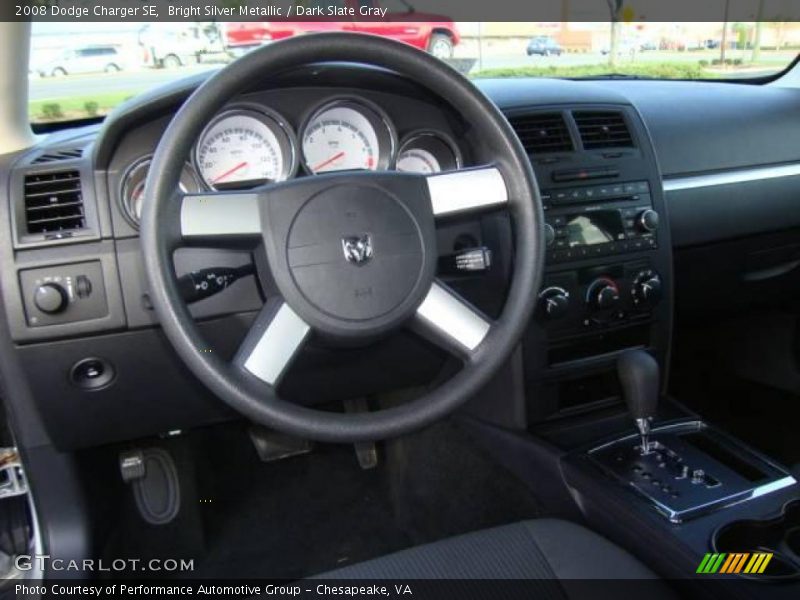 Bright Silver Metallic / Dark Slate Gray 2008 Dodge Charger SE