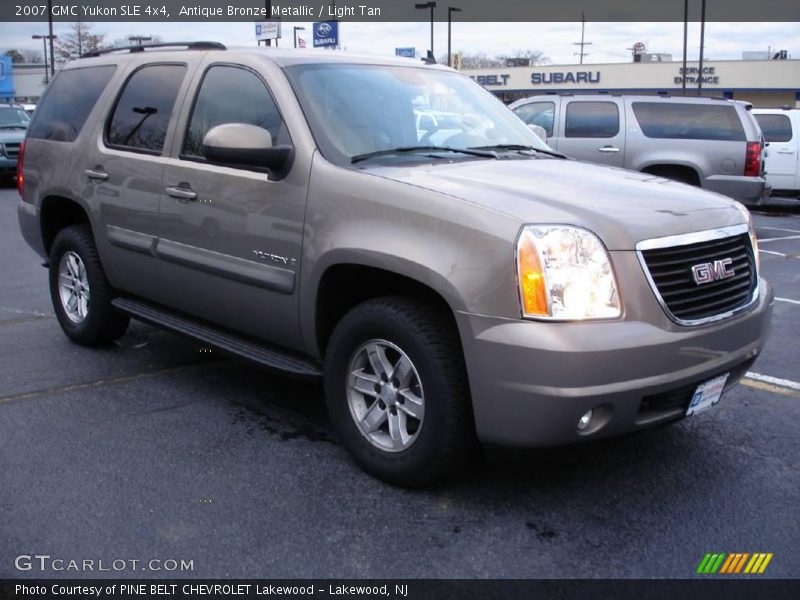 Antique Bronze Metallic / Light Tan 2007 GMC Yukon SLE 4x4