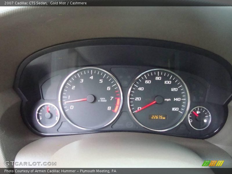 Gold Mist / Cashmere 2007 Cadillac CTS Sedan