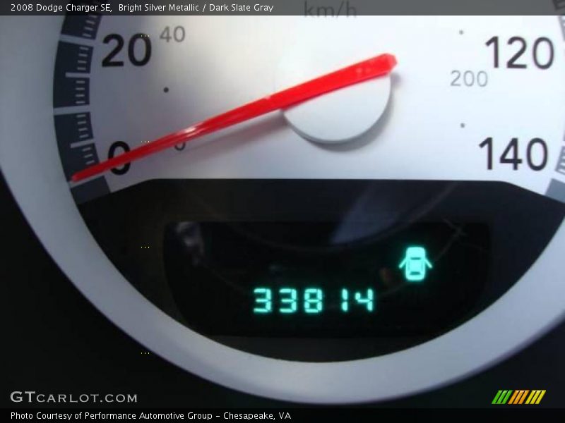 Bright Silver Metallic / Dark Slate Gray 2008 Dodge Charger SE