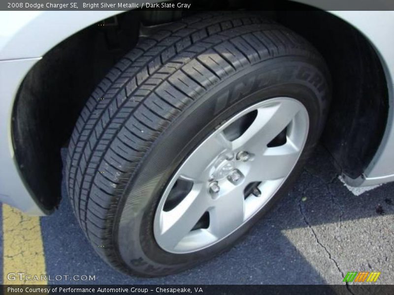 Bright Silver Metallic / Dark Slate Gray 2008 Dodge Charger SE