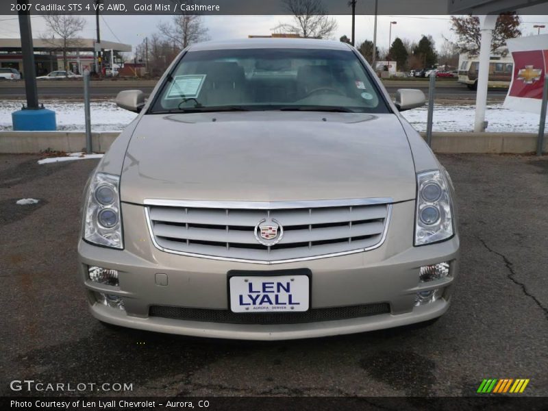 Gold Mist / Cashmere 2007 Cadillac STS 4 V6 AWD