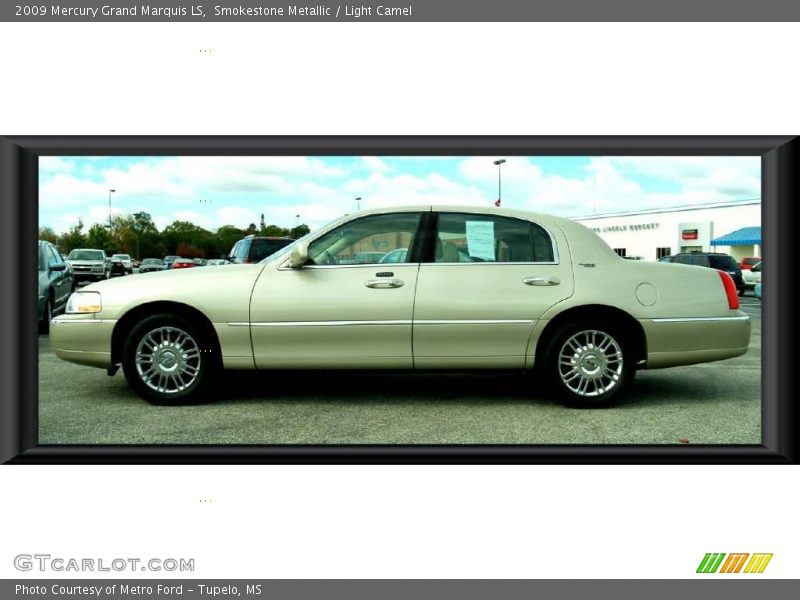 Smokestone Metallic / Light Camel 2009 Mercury Grand Marquis LS