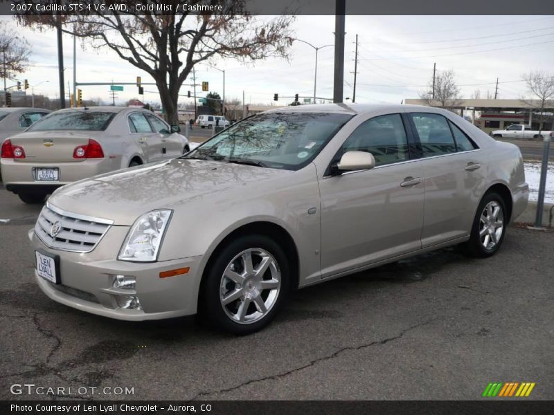 Gold Mist / Cashmere 2007 Cadillac STS 4 V6 AWD