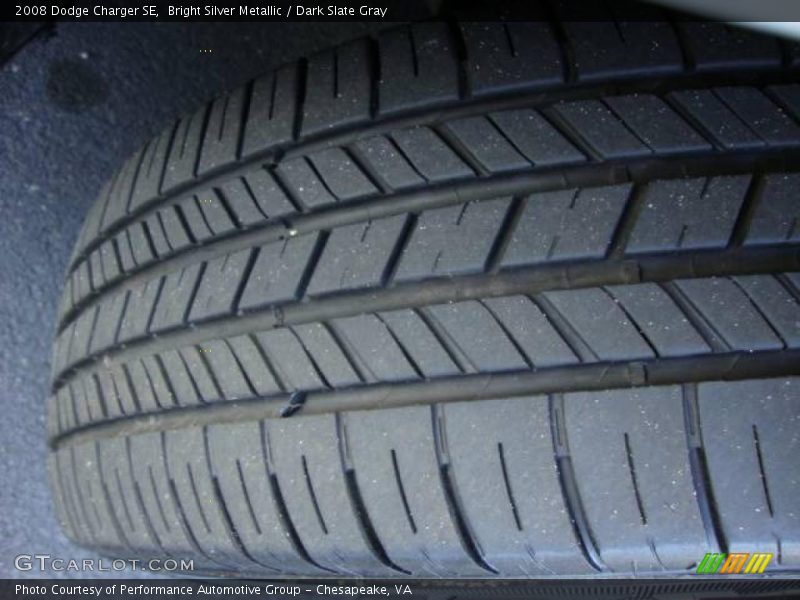 Bright Silver Metallic / Dark Slate Gray 2008 Dodge Charger SE