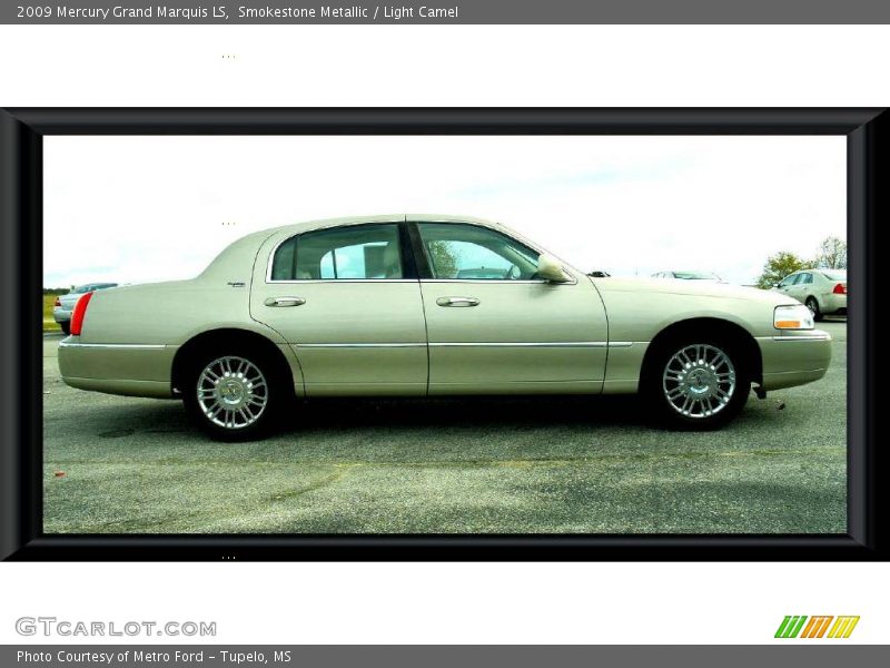 Smokestone Metallic / Light Camel 2009 Mercury Grand Marquis LS