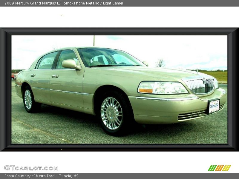 Smokestone Metallic / Light Camel 2009 Mercury Grand Marquis LS