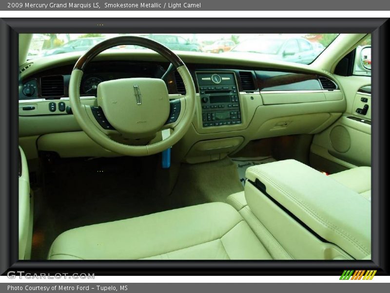 Smokestone Metallic / Light Camel 2009 Mercury Grand Marquis LS