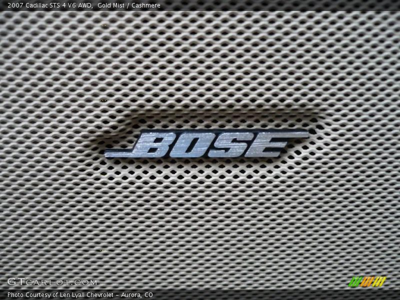Gold Mist / Cashmere 2007 Cadillac STS 4 V6 AWD