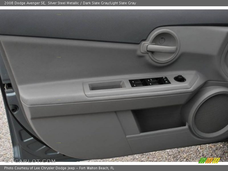 Silver Steel Metallic / Dark Slate Gray/Light Slate Gray 2008 Dodge Avenger SE