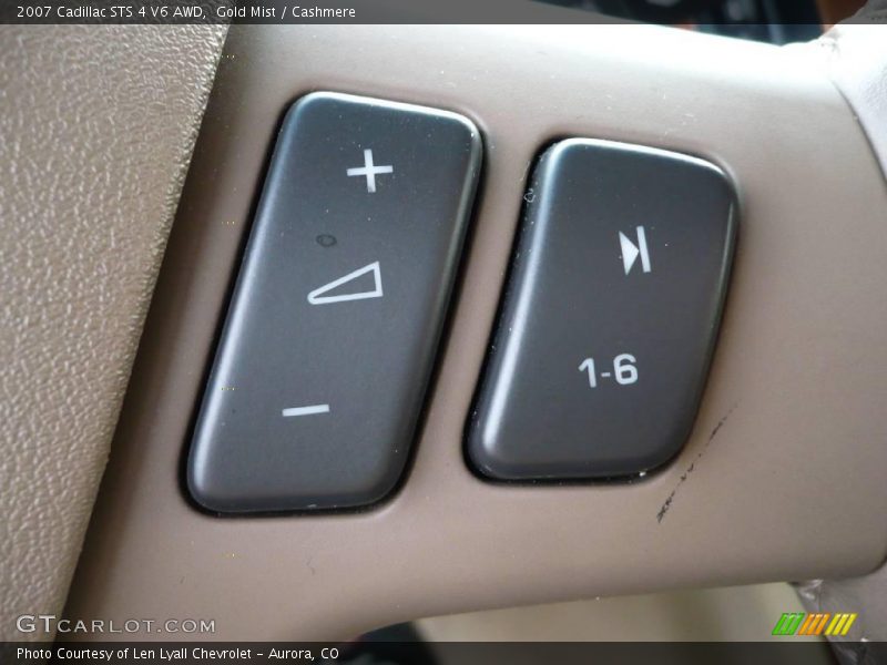 Gold Mist / Cashmere 2007 Cadillac STS 4 V6 AWD