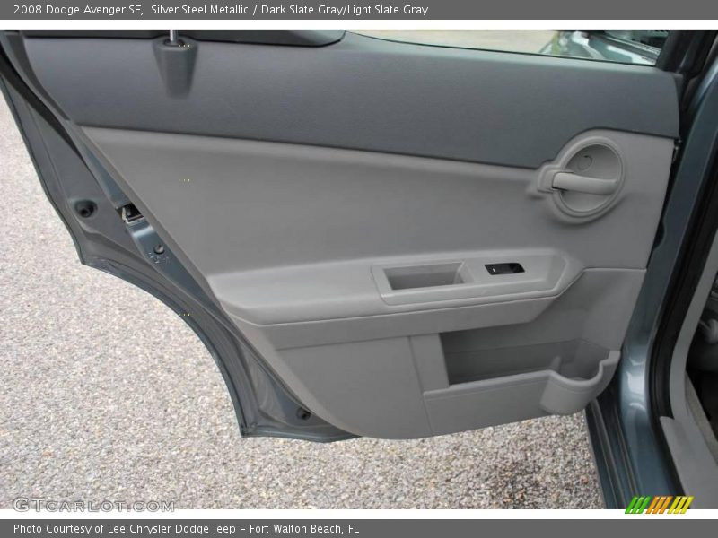 Silver Steel Metallic / Dark Slate Gray/Light Slate Gray 2008 Dodge Avenger SE