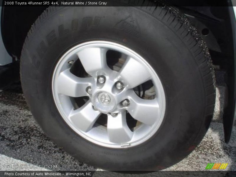 Natural White / Stone Gray 2008 Toyota 4Runner SR5 4x4
