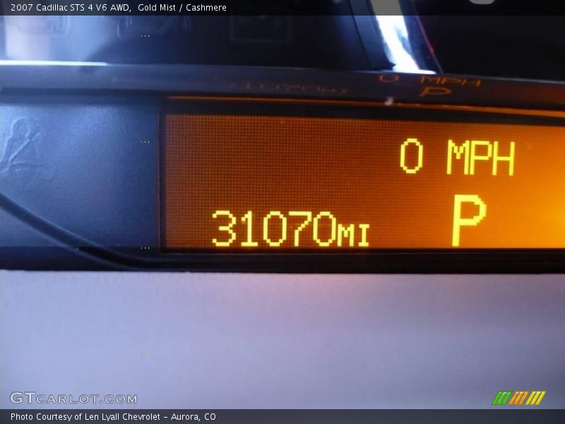 Gold Mist / Cashmere 2007 Cadillac STS 4 V6 AWD