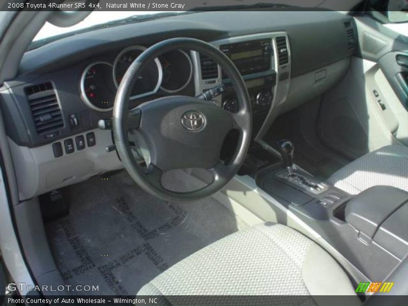Natural White / Stone Gray 2008 Toyota 4Runner SR5 4x4