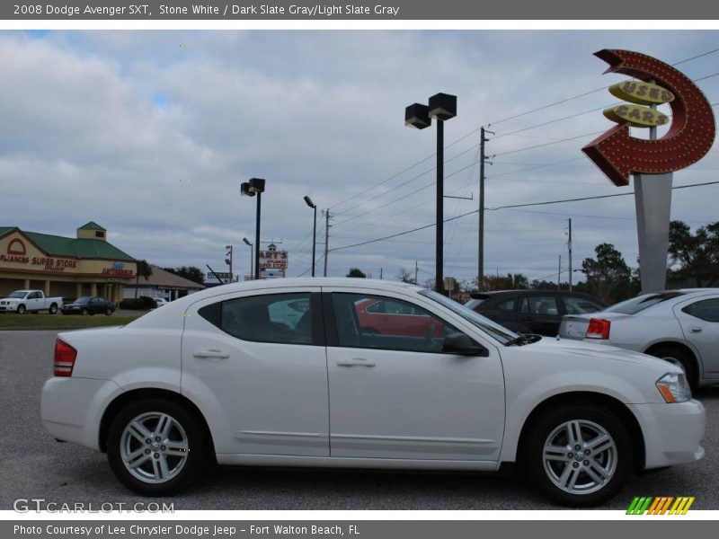 Stone White / Dark Slate Gray/Light Slate Gray 2008 Dodge Avenger SXT