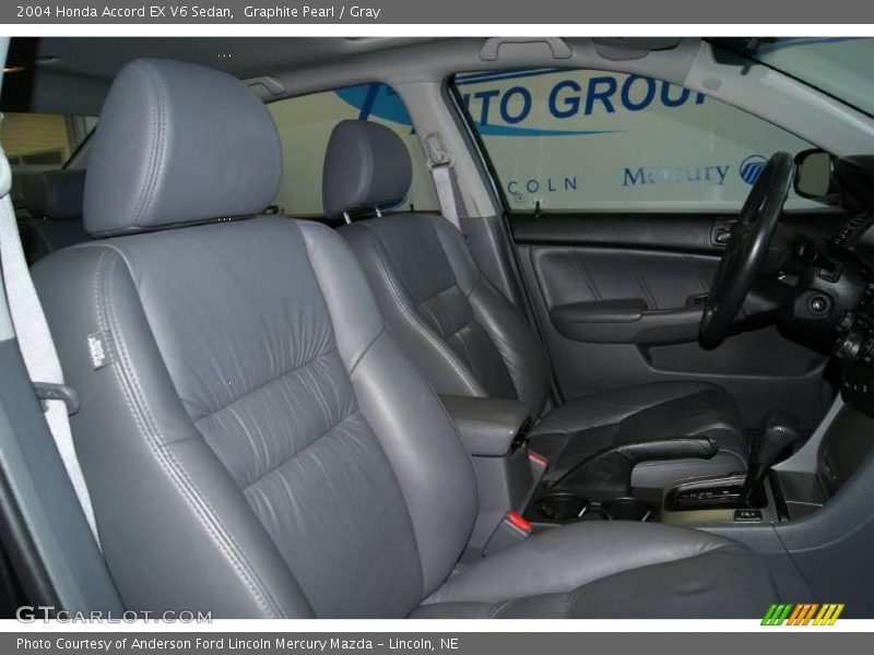 Graphite Pearl / Gray 2004 Honda Accord EX V6 Sedan