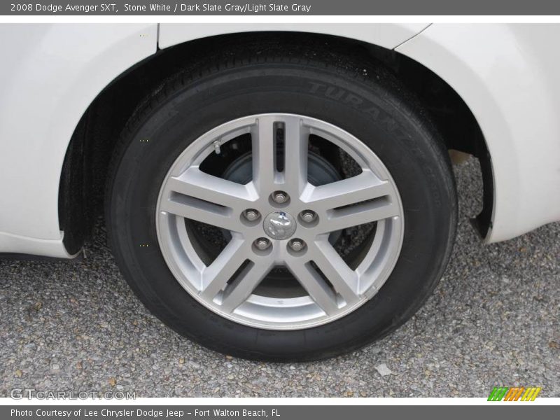 Stone White / Dark Slate Gray/Light Slate Gray 2008 Dodge Avenger SXT