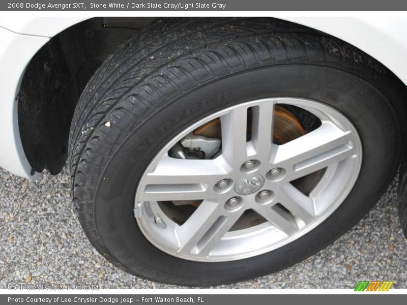 Stone White / Dark Slate Gray/Light Slate Gray 2008 Dodge Avenger SXT