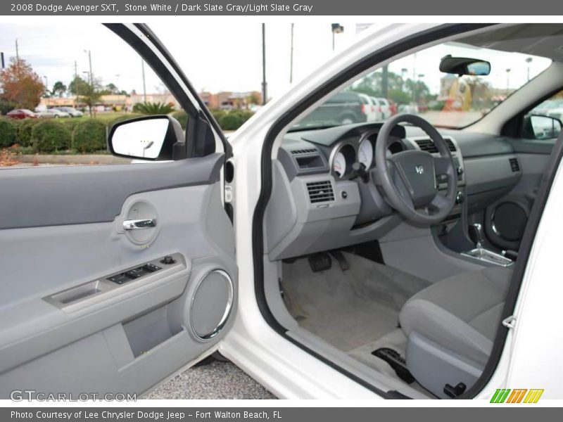 Stone White / Dark Slate Gray/Light Slate Gray 2008 Dodge Avenger SXT