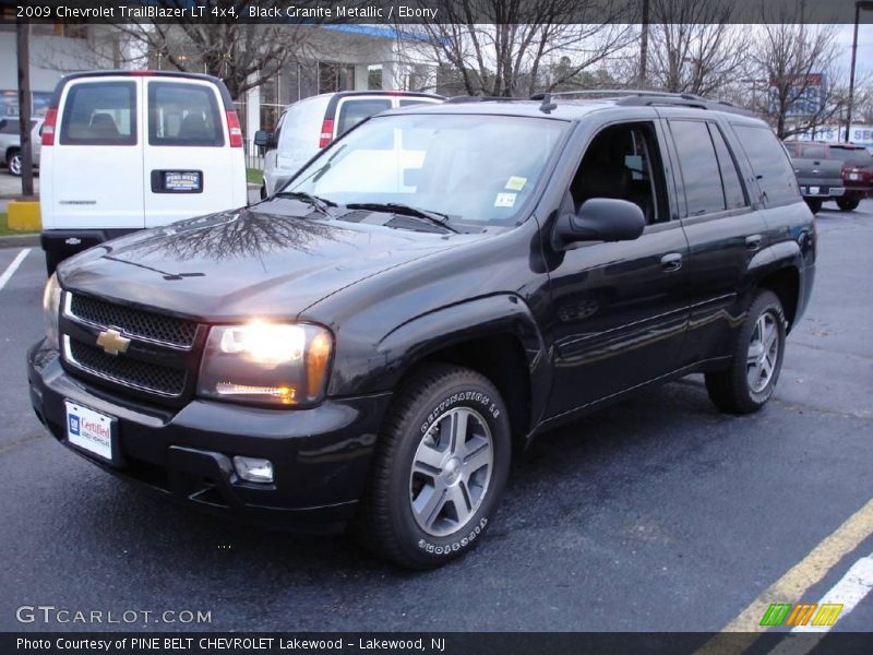 Black Granite Metallic / Ebony 2009 Chevrolet TrailBlazer LT 4x4