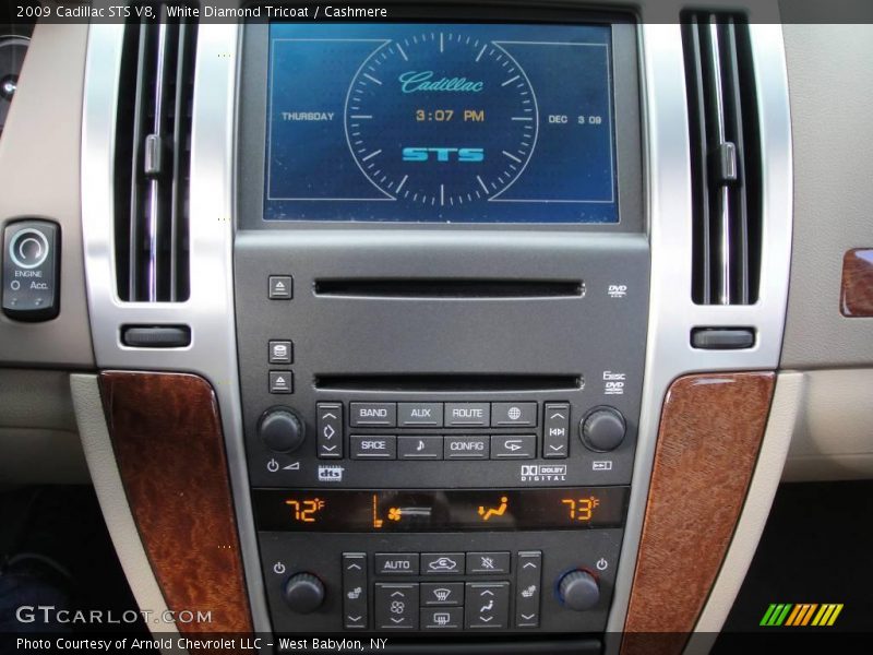 White Diamond Tricoat / Cashmere 2009 Cadillac STS V8