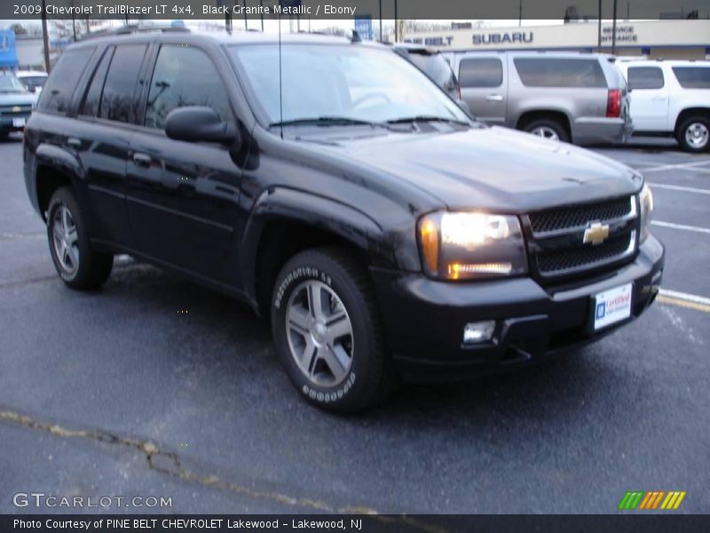 Black Granite Metallic / Ebony 2009 Chevrolet TrailBlazer LT 4x4
