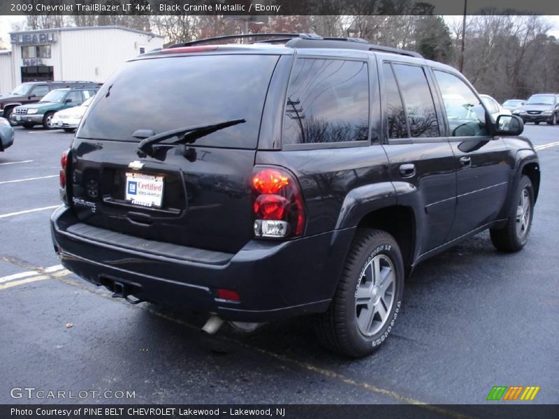 Black Granite Metallic / Ebony 2009 Chevrolet TrailBlazer LT 4x4
