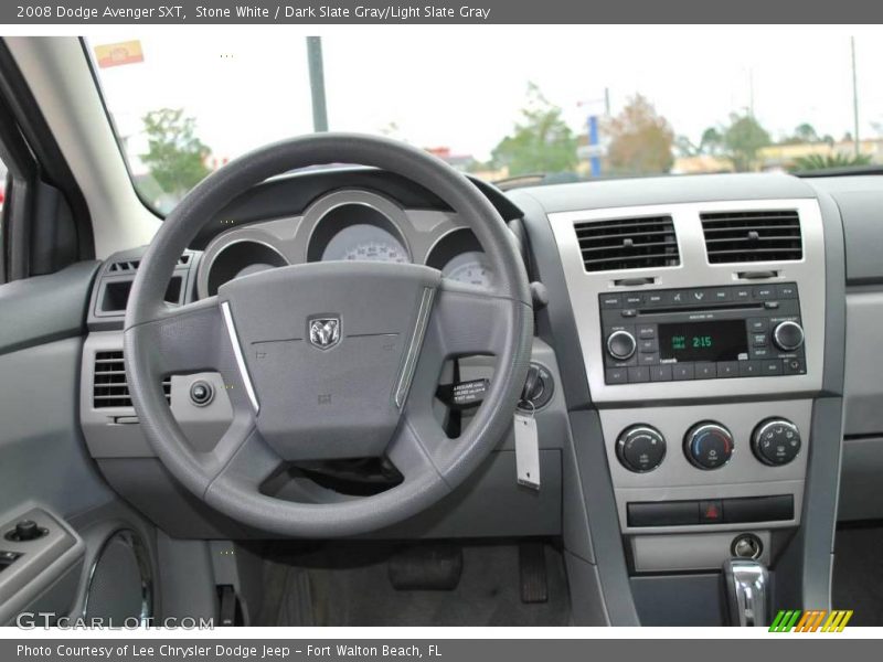 Stone White / Dark Slate Gray/Light Slate Gray 2008 Dodge Avenger SXT