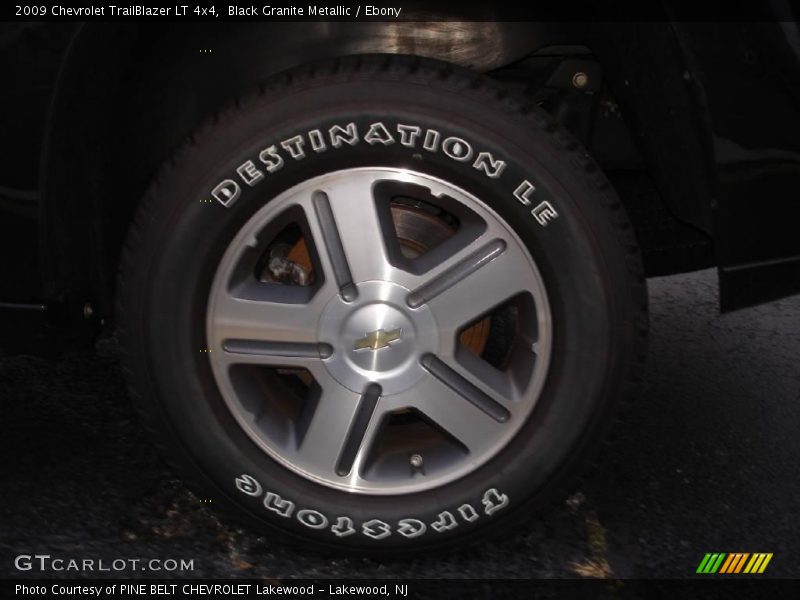 Black Granite Metallic / Ebony 2009 Chevrolet TrailBlazer LT 4x4