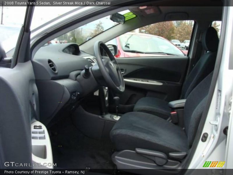 Silver Streak Mica / Dark Charcoal 2008 Toyota Yaris S Sedan