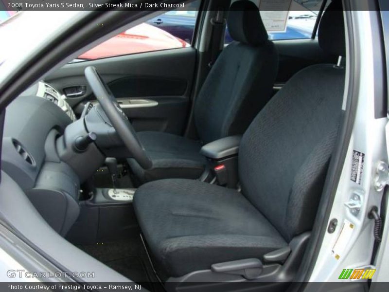 Silver Streak Mica / Dark Charcoal 2008 Toyota Yaris S Sedan