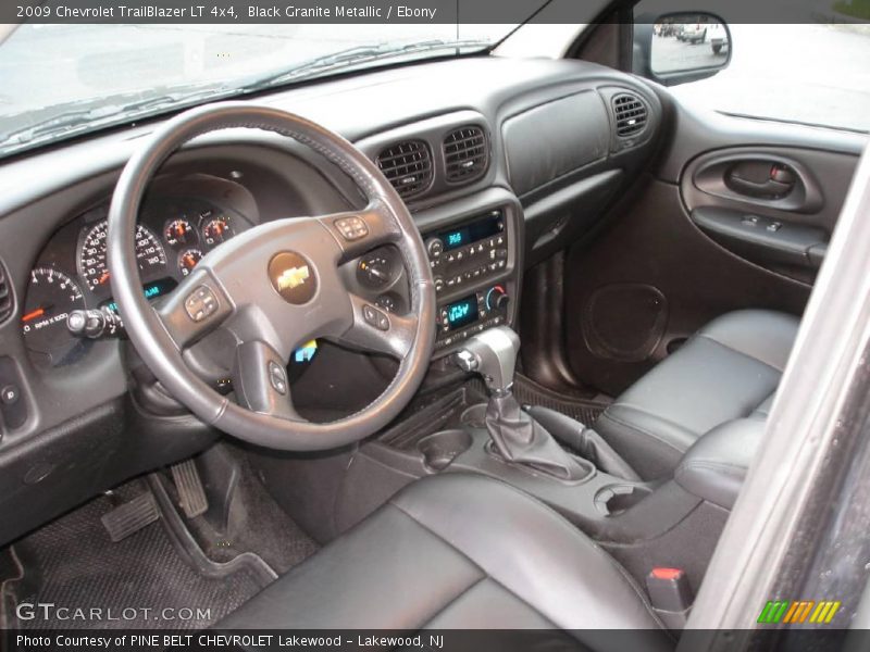 Black Granite Metallic / Ebony 2009 Chevrolet TrailBlazer LT 4x4