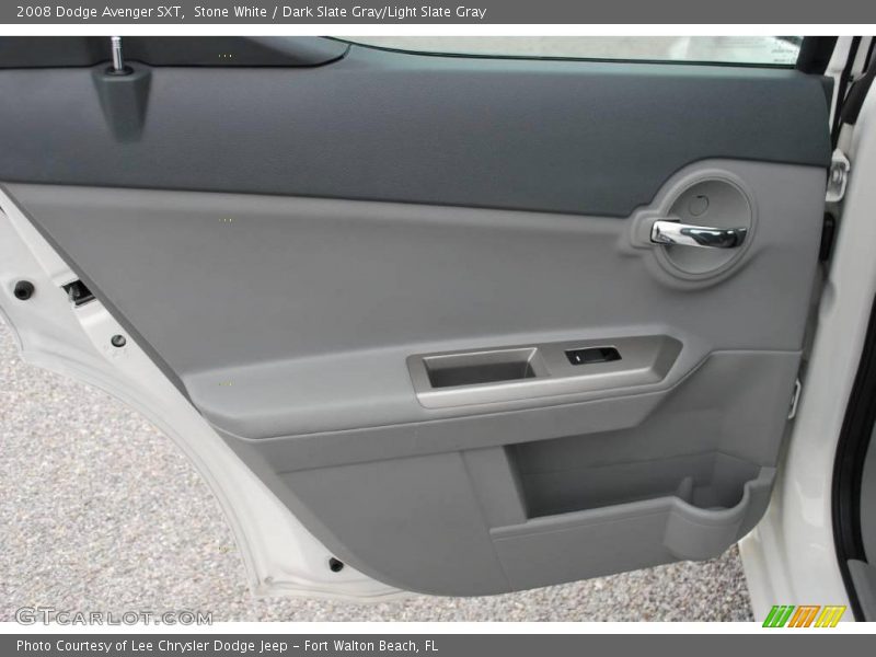 Stone White / Dark Slate Gray/Light Slate Gray 2008 Dodge Avenger SXT