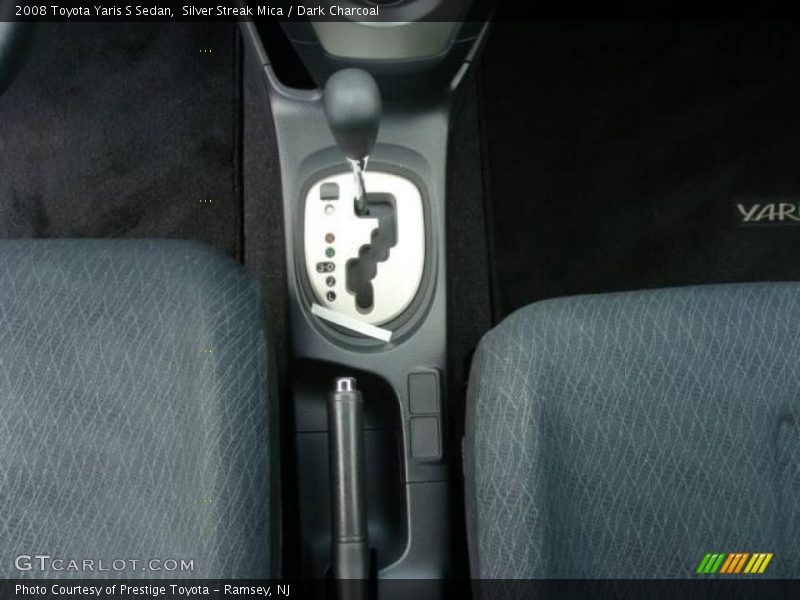 Silver Streak Mica / Dark Charcoal 2008 Toyota Yaris S Sedan