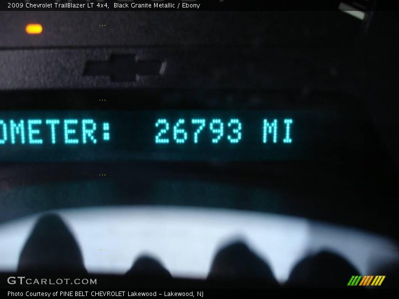 Black Granite Metallic / Ebony 2009 Chevrolet TrailBlazer LT 4x4
