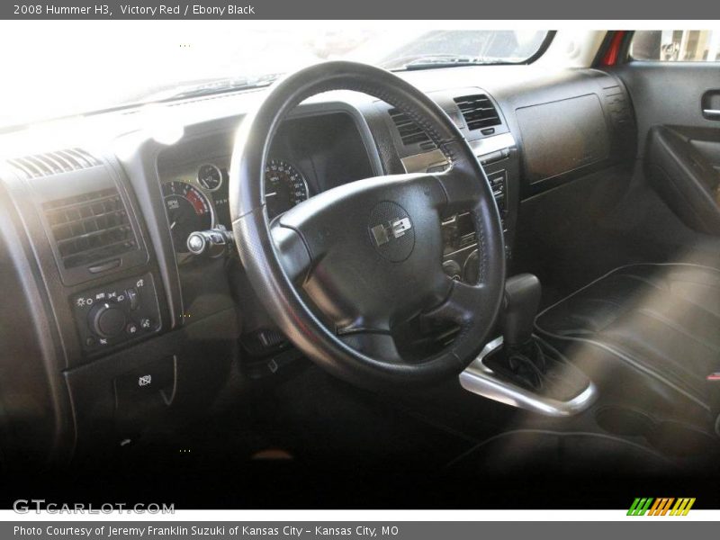 Victory Red / Ebony Black 2008 Hummer H3