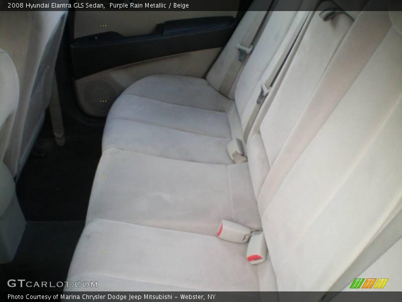 Purple Rain Metallic / Beige 2008 Hyundai Elantra GLS Sedan