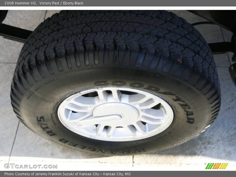 Victory Red / Ebony Black 2008 Hummer H3