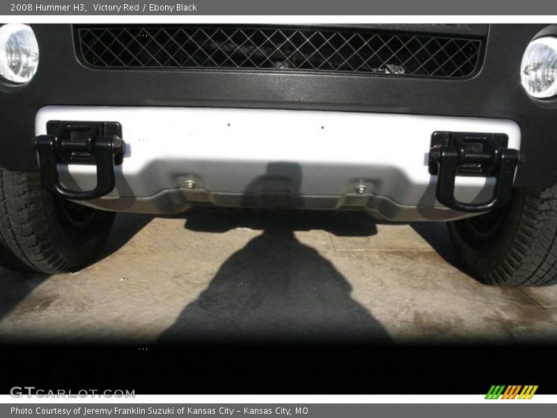 Victory Red / Ebony Black 2008 Hummer H3