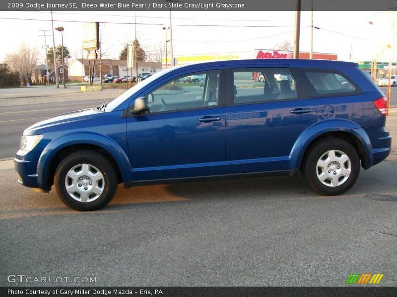 Deep Water Blue Pearl / Dark Slate Gray/Light Graystone 2009 Dodge Journey SE