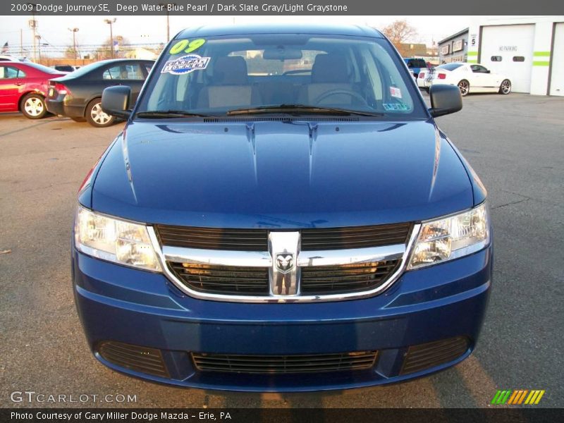 Deep Water Blue Pearl / Dark Slate Gray/Light Graystone 2009 Dodge Journey SE