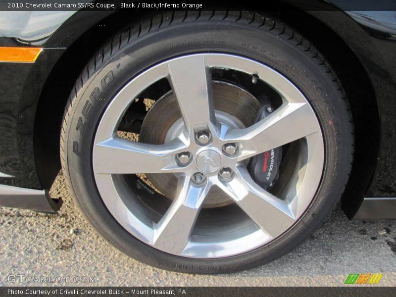 Black / Black/Inferno Orange 2010 Chevrolet Camaro SS/RS Coupe