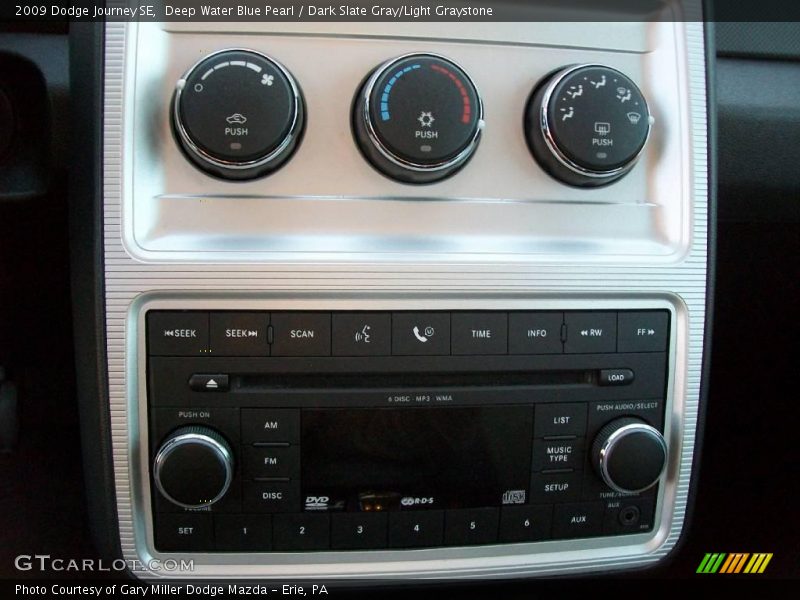 Deep Water Blue Pearl / Dark Slate Gray/Light Graystone 2009 Dodge Journey SE