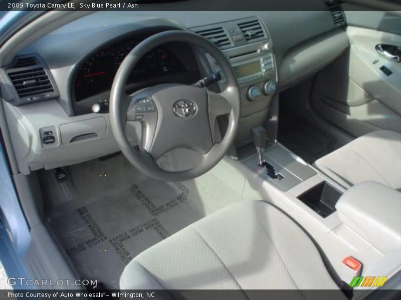 Sky Blue Pearl / Ash 2009 Toyota Camry LE