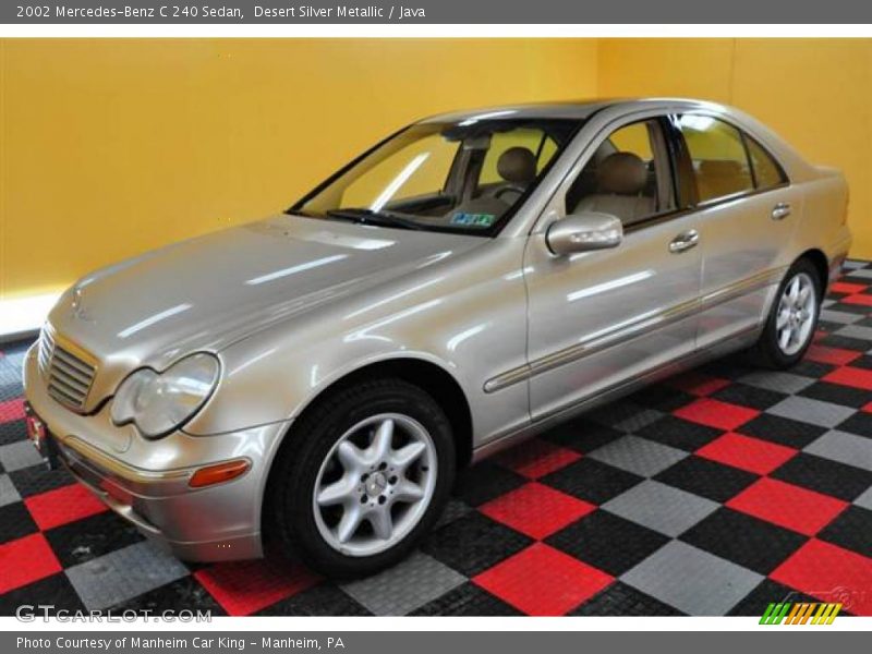 Desert Silver Metallic / Java 2002 Mercedes-Benz C 240 Sedan