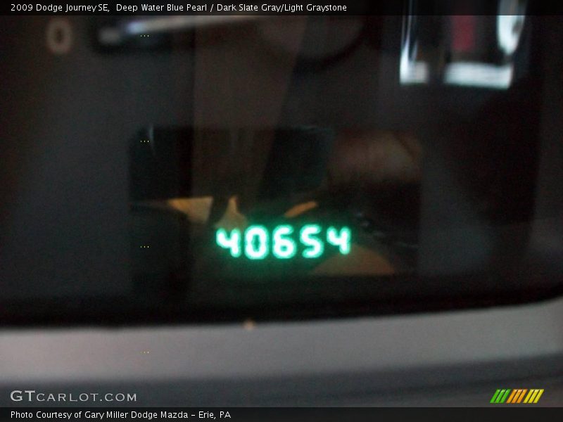 Deep Water Blue Pearl / Dark Slate Gray/Light Graystone 2009 Dodge Journey SE