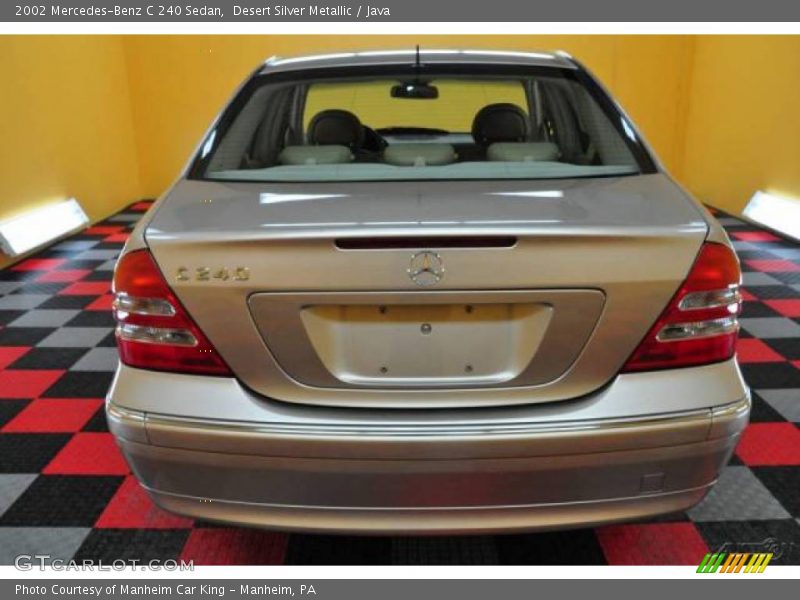Desert Silver Metallic / Java 2002 Mercedes-Benz C 240 Sedan