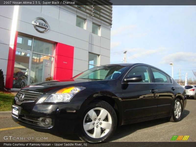 Super Black / Charcoal 2007 Nissan Altima 2.5 S