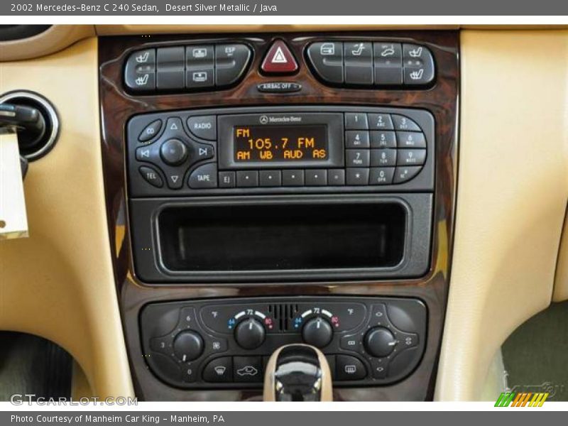 Desert Silver Metallic / Java 2002 Mercedes-Benz C 240 Sedan